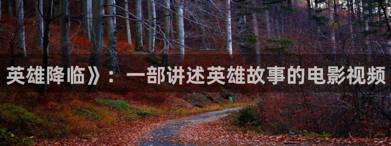 秋霞影院神马影视：英雄降临》：一部讲述英雄故事的电影视频